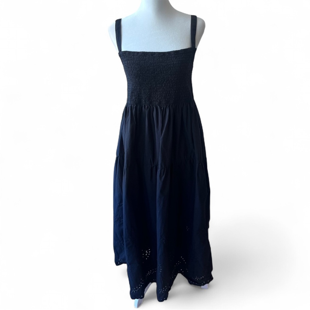Zara Black Tiered Maxi Dress